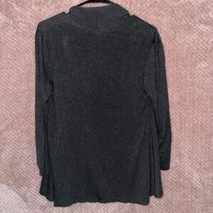 Grey lightweight cardigan with a loose fit #cardigan